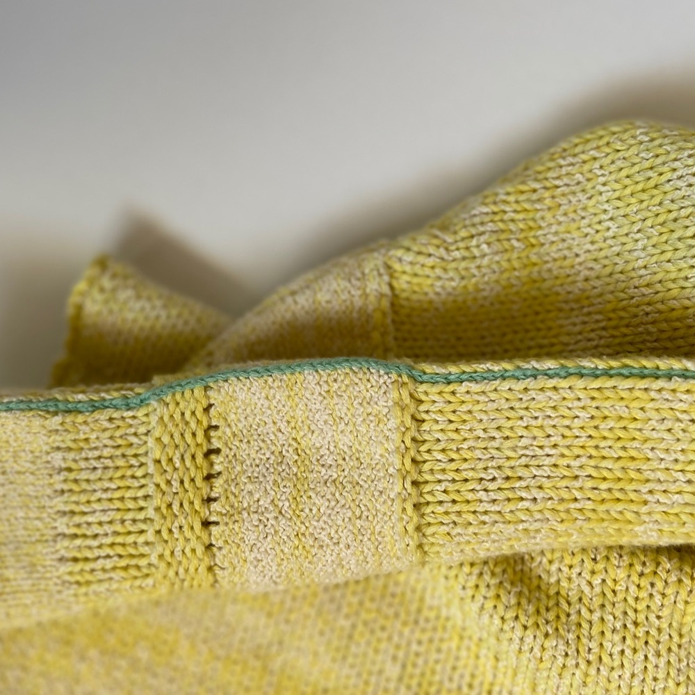 S 🔖 FREE PEOPLE Lemonade Stand Sweater Yellow V-neck Lemonade $128 OB962004 - Picture 8 of 11
